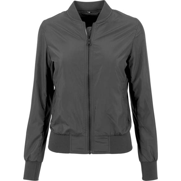 Women&#39;s nylon bomber jacket