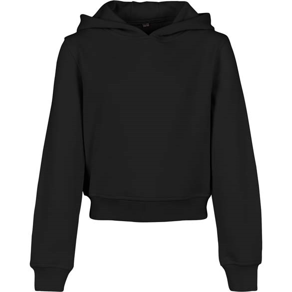 Girls cropped sweat hoodie